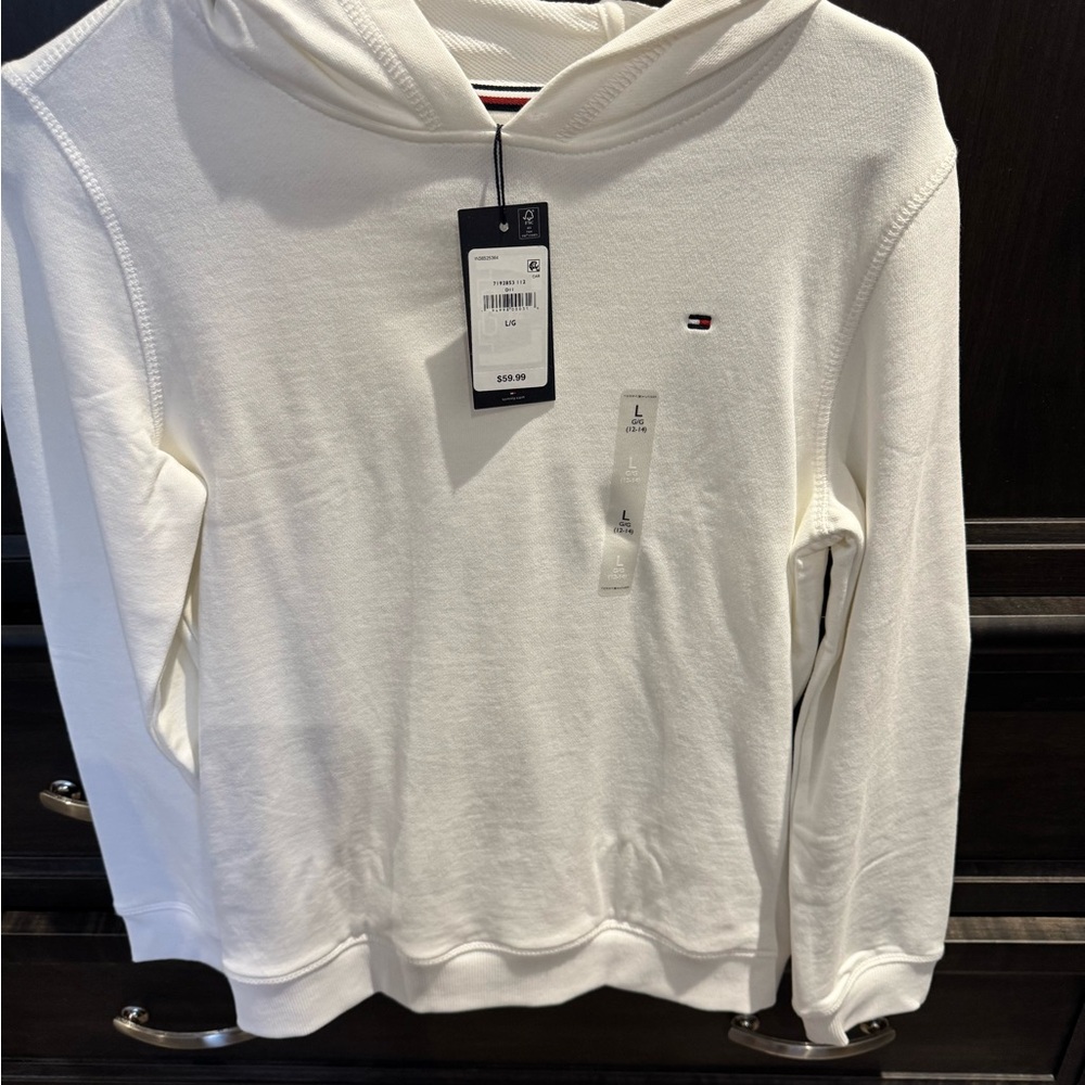Tommy Hilfiger White Hoodie